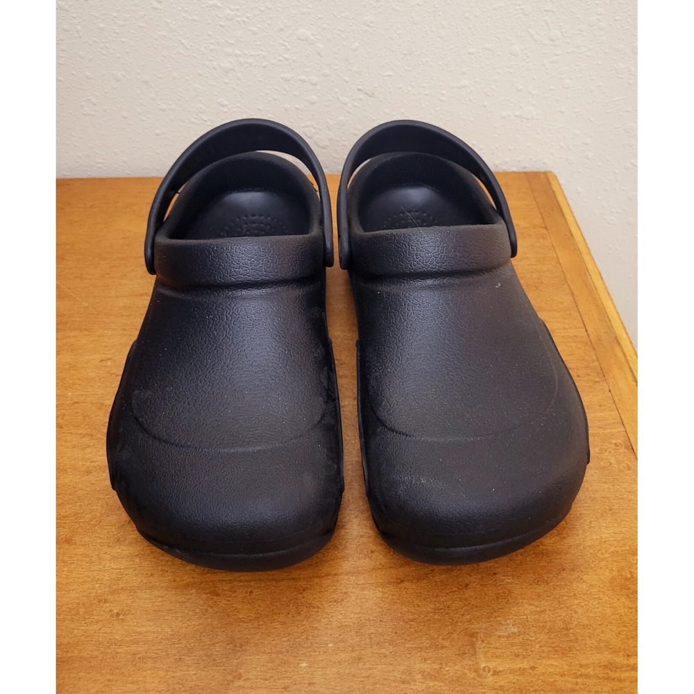 Crocs Specialist Vent Mens 7 / Womens 9 Shoes Slip-on Black Work Clog Comfort - Picture 3 of 9